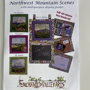 Northwest Mountain Scenes Quilting Pattern By Enchanted Valley Arts